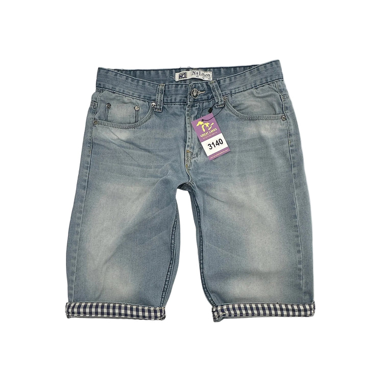 N+1 Shorts SKU: 3140 - Great Lakes Reclaimed Denim