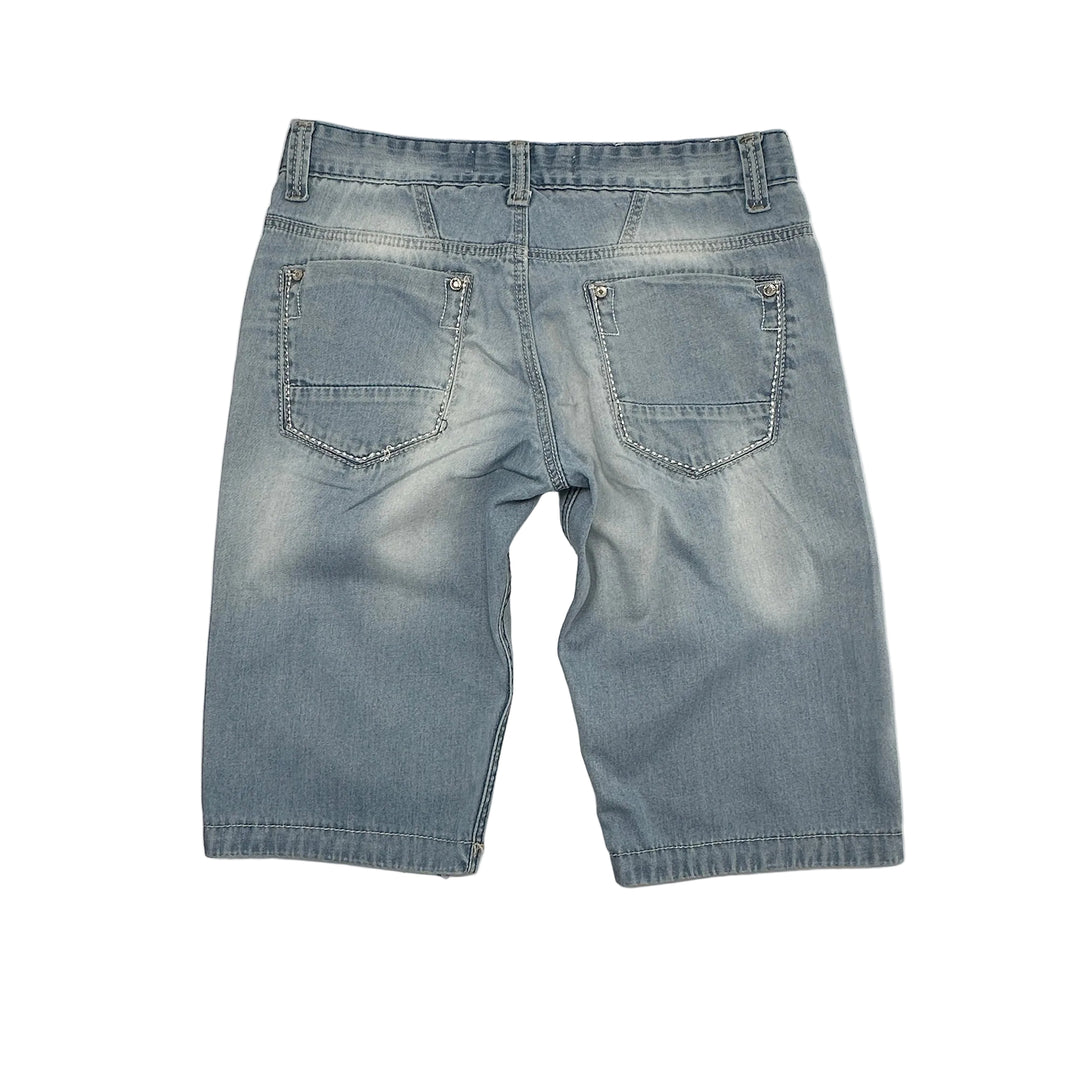 N+1 Shorts SKU: 3140 - Great Lakes Reclaimed Denim