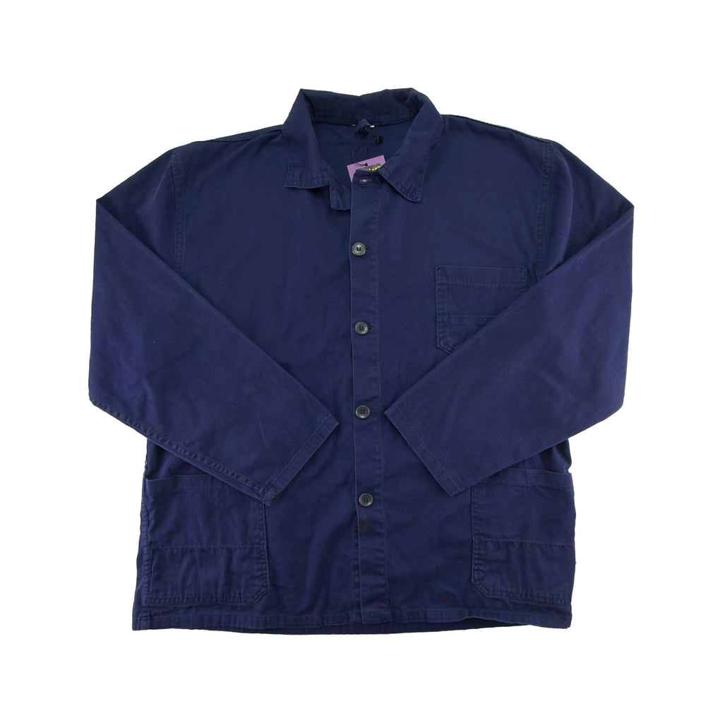 Vintage Blue French Work Jacket - Great Lakes Reclaimed Denim