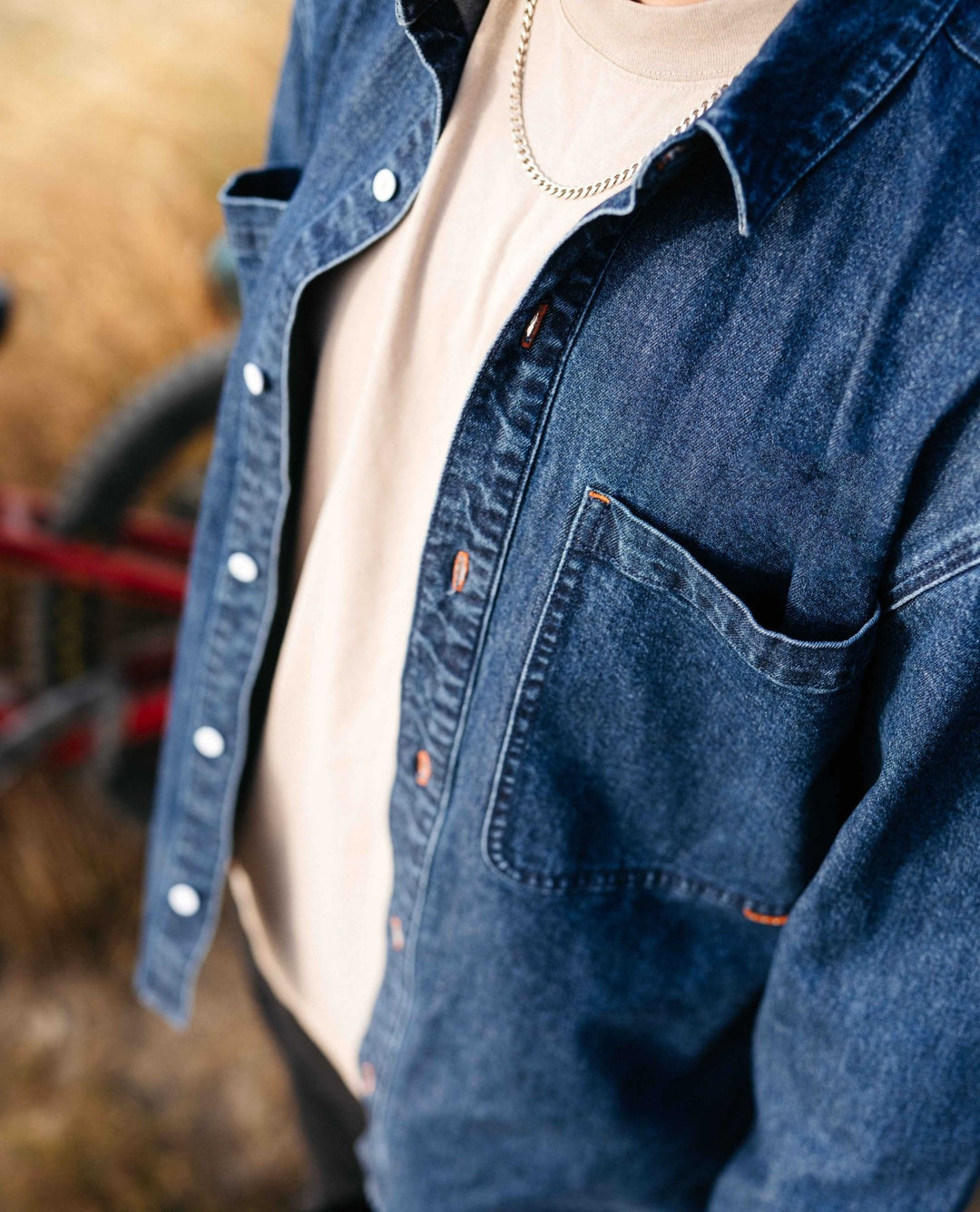 Ripton Shirts SKU: M730-DKW-SM - Great Lakes Reclaimed Denim