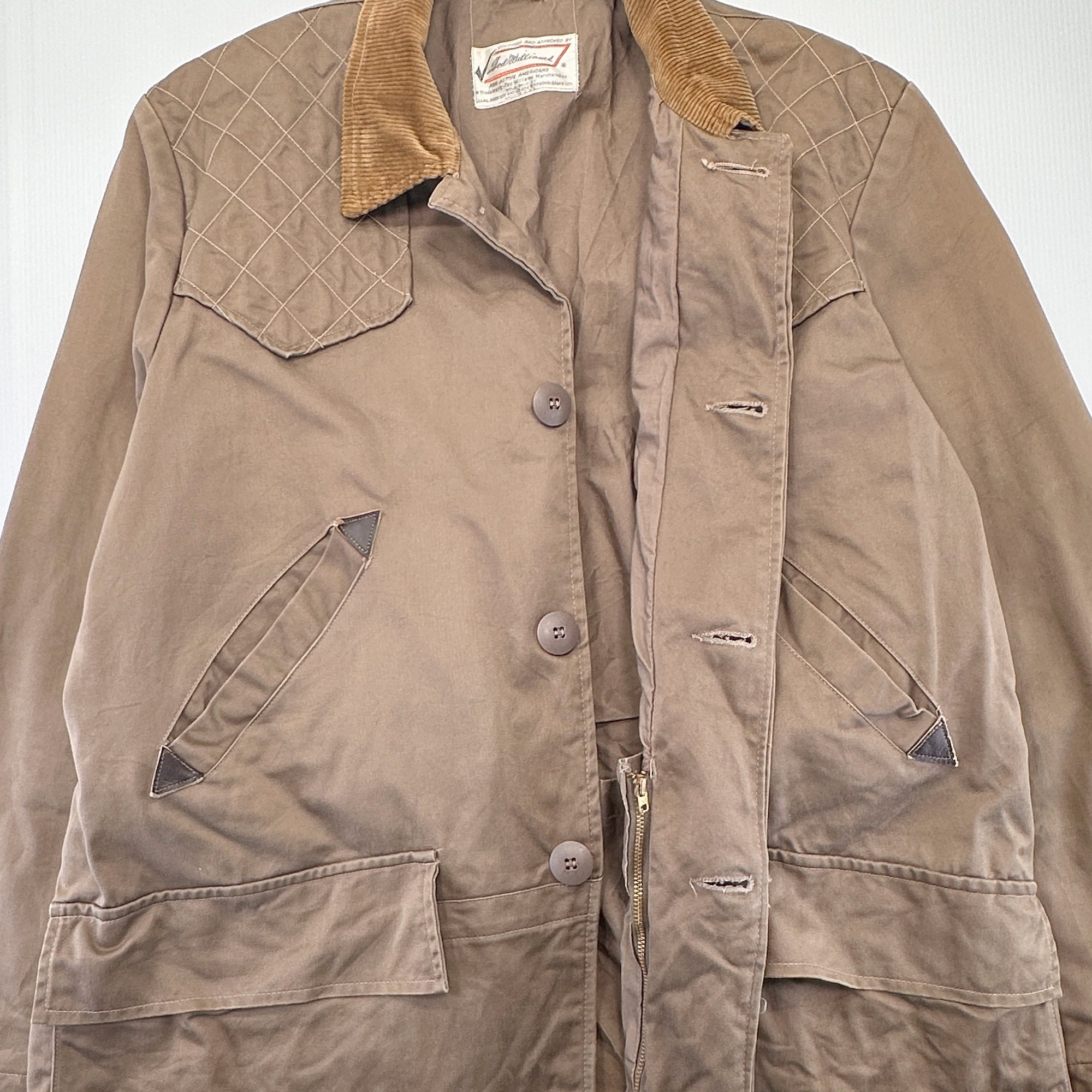 Vintage 60s Ted Williams Sears Roebuck Canvas Hunting Jacket
