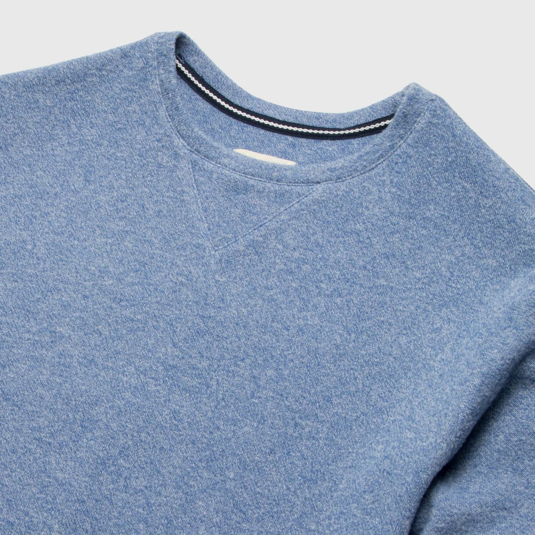 Surfside Supply Co. Crewnecks SKU: SSC0130003-460-S - Great Lakes Reclaimed Denim
