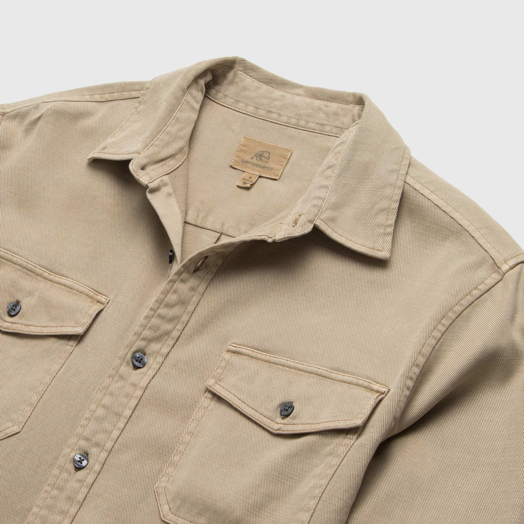 Surfside Supply Co. Shirts SKU: 31500102L-270-S - Great Lakes Reclaimed Denim