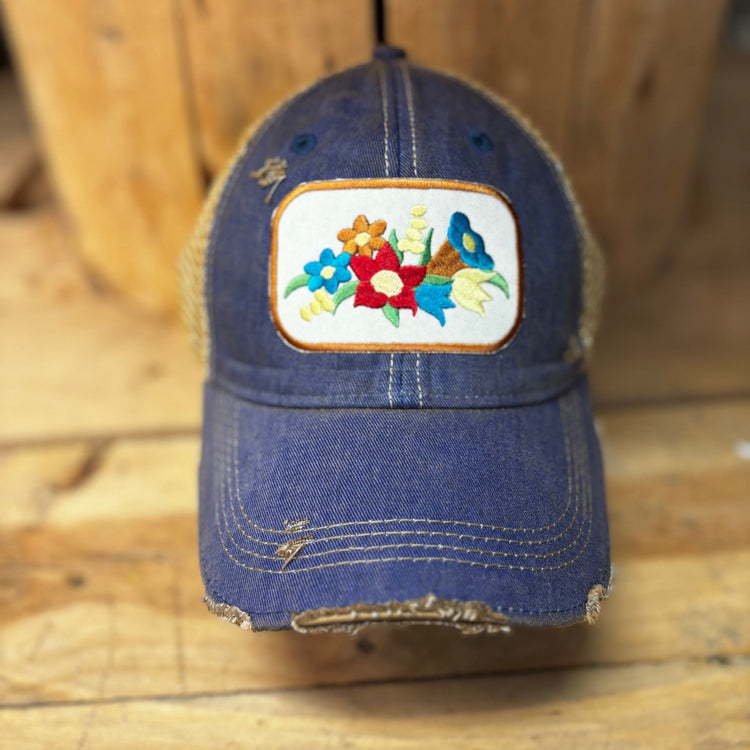 The Goat Stock Caps SKU: gin4 - Great Lakes Reclaimed Denim