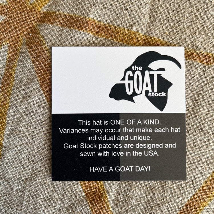 The Goat Stock Caps SKU: gin5 - Great Lakes Reclaimed Denim
