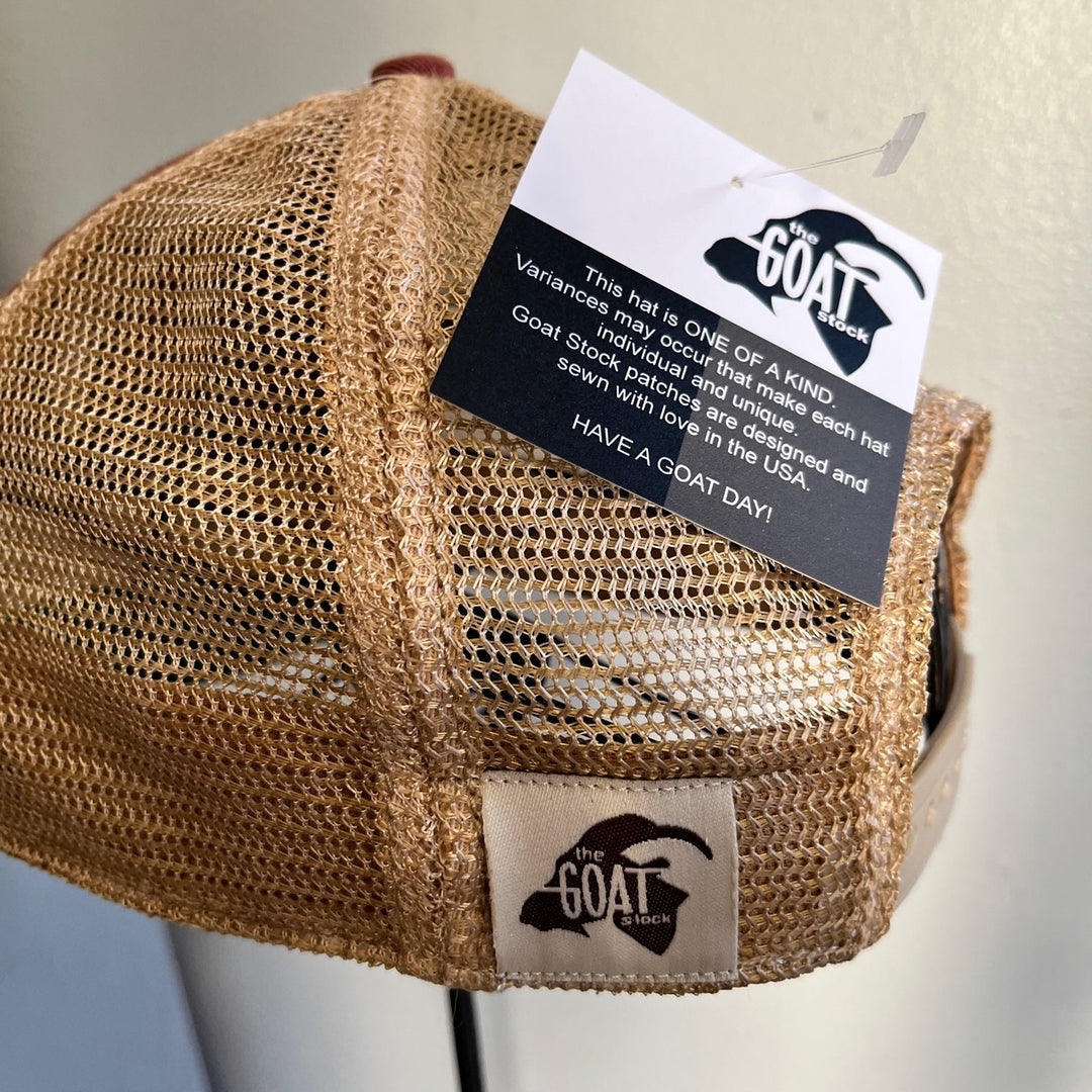 The Goat Stock Caps SKU: Nav325 - Great Lakes Reclaimed Denim