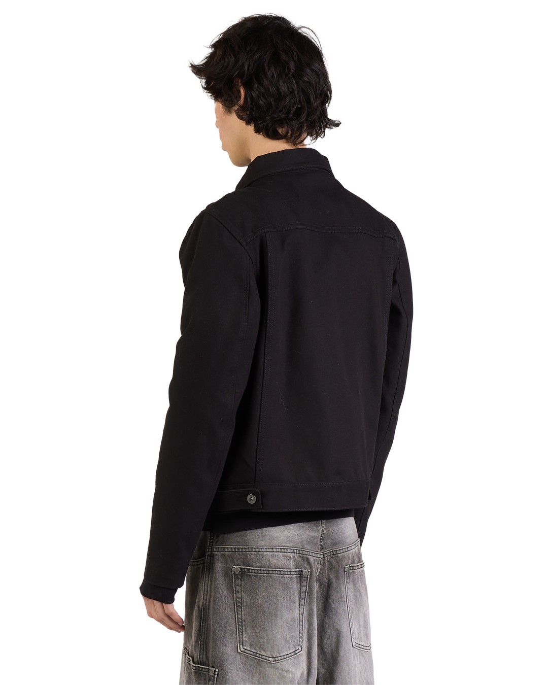 BLACK UTILITY WORK JACKET