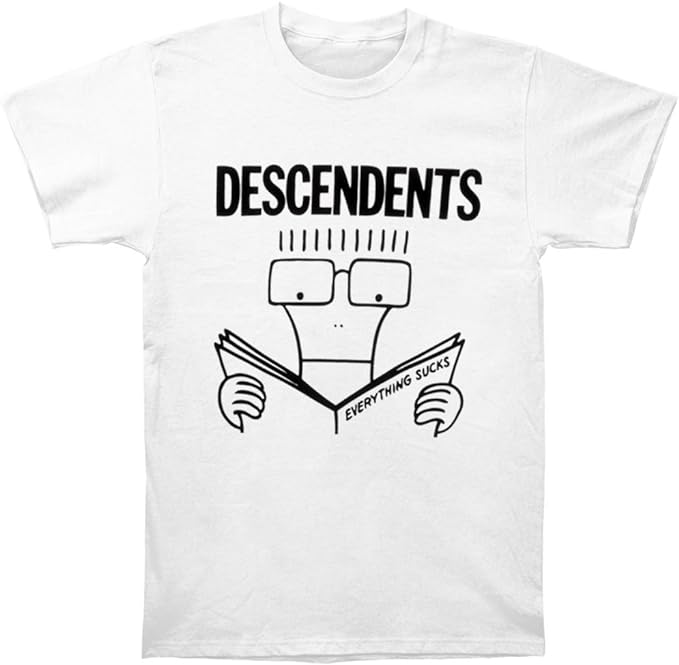 Vintage Merch T-Shirts SKU: Descendents-EverythingSucks-WHT-S - Great Lakes Reclaimed Denim