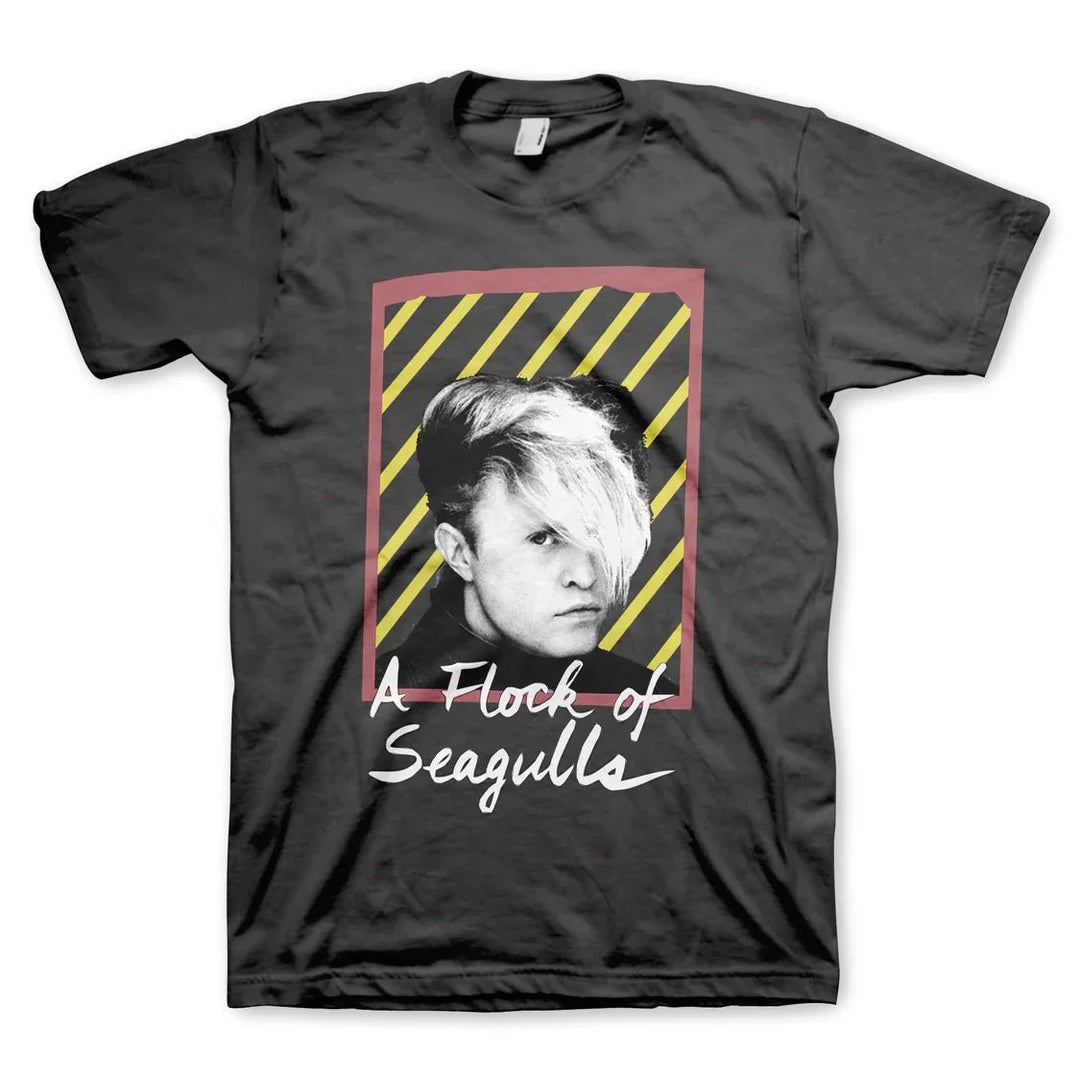 Vintage Merch T-Shirts SKU: FlockofSeagulls-Neon-S - Great Lakes Reclaimed Denim