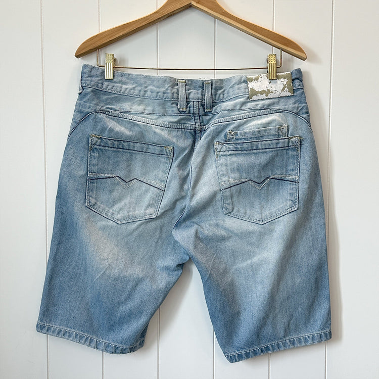 Wampum Shorts SKU: 3121 - Great Lakes Reclaimed Denim