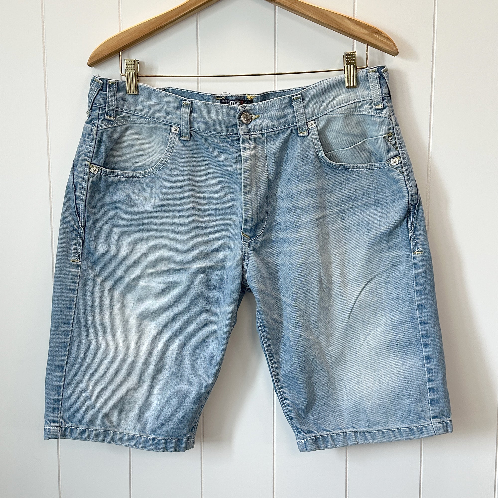 Wampum Shorts SKU: 3121 - Great Lakes Reclaimed Denim