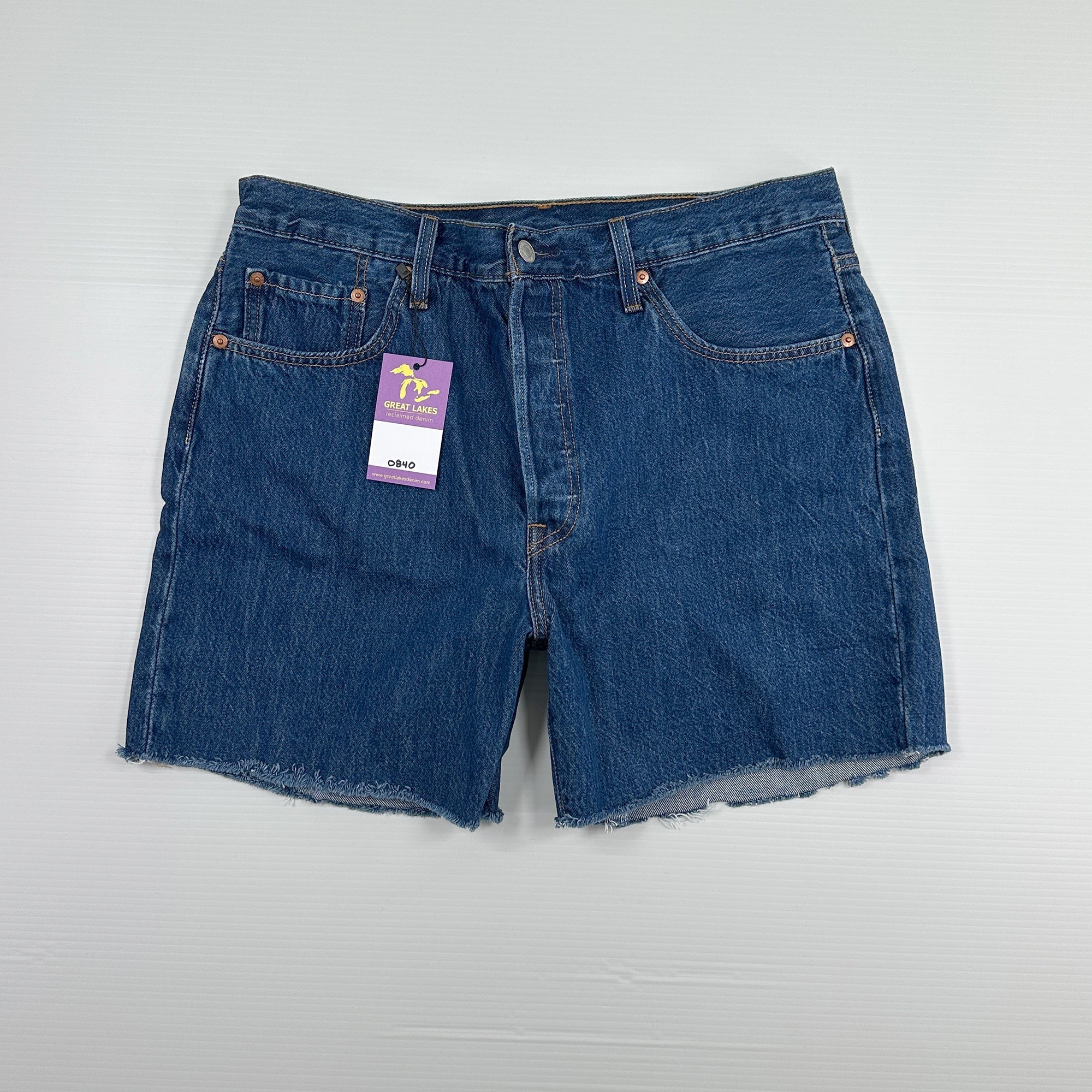 Levi's Shorts SKU: 0 - 0840 - d - Great Lakes Reclaimed Denim