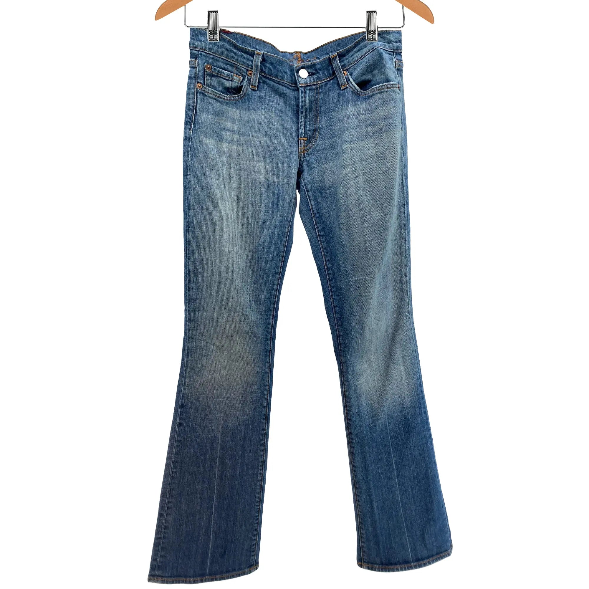 7 For All Mankind - Bootcut - Women's 28 Great Lakes Reclaimed Denim