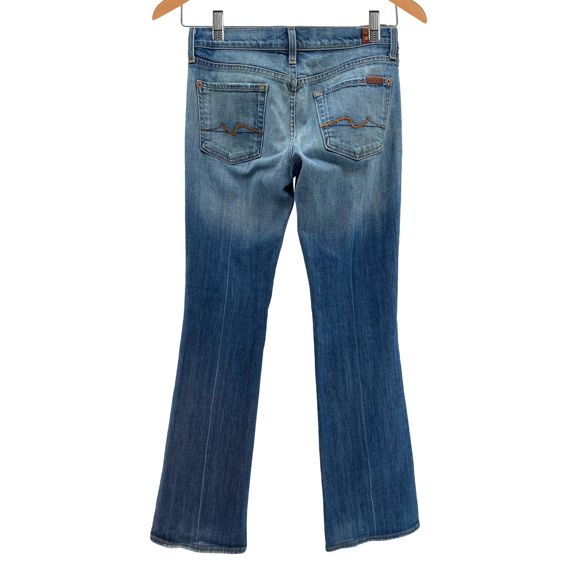 7 For All Mankind - Bootcut - Women's 28 Great Lakes Reclaimed Denim