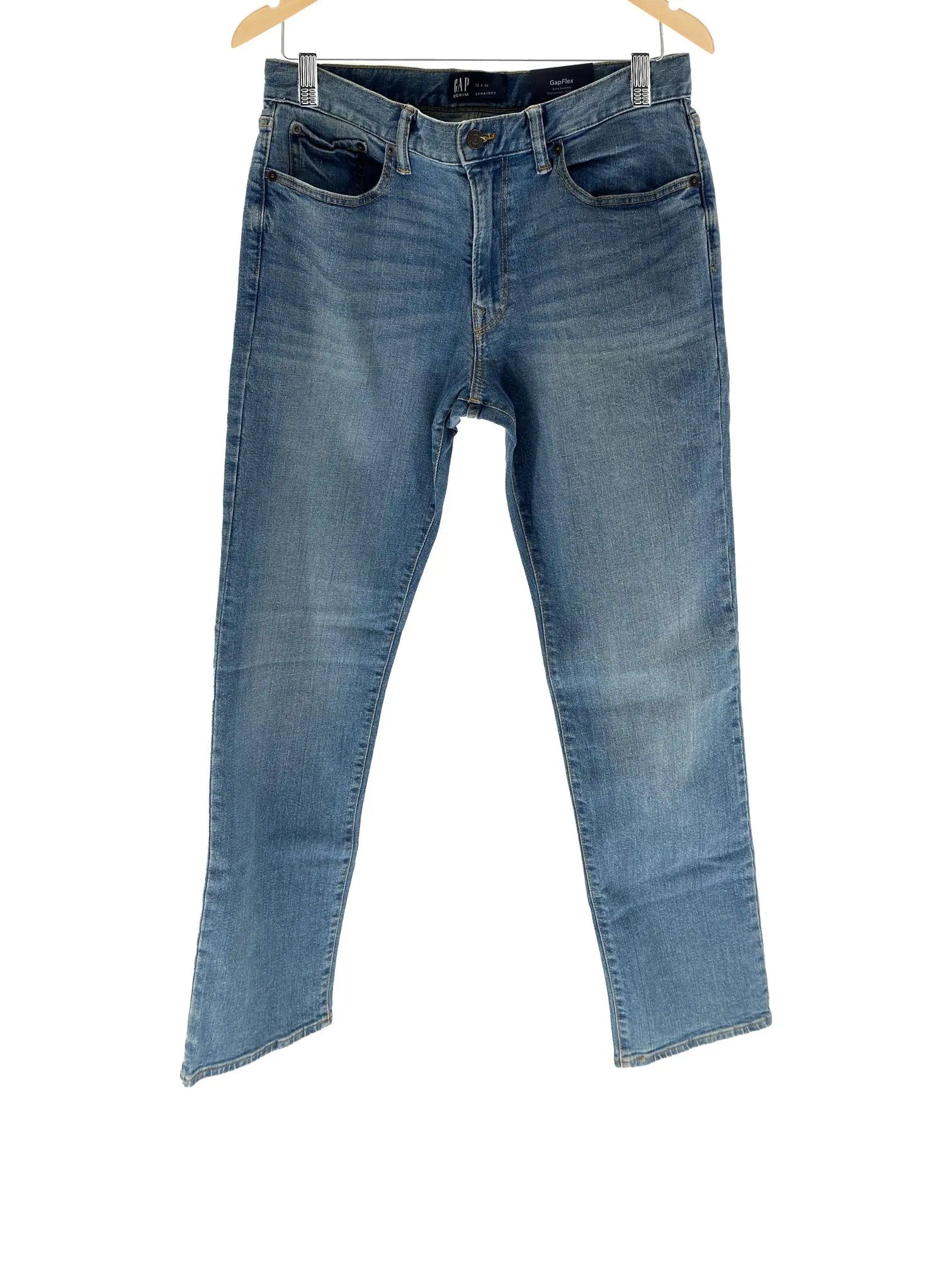 GapFlex Straight Jeans - Men's - New with Tags Great Lakes Reclaimed Denim