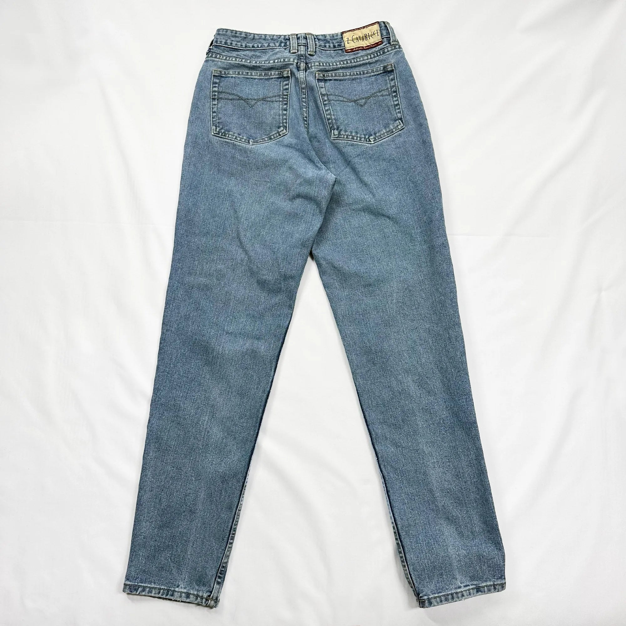 Vintage 80s Z Cavaricci Waisted Jeans - Women's - Waist 26 Great Lakes Reclaimed Denim