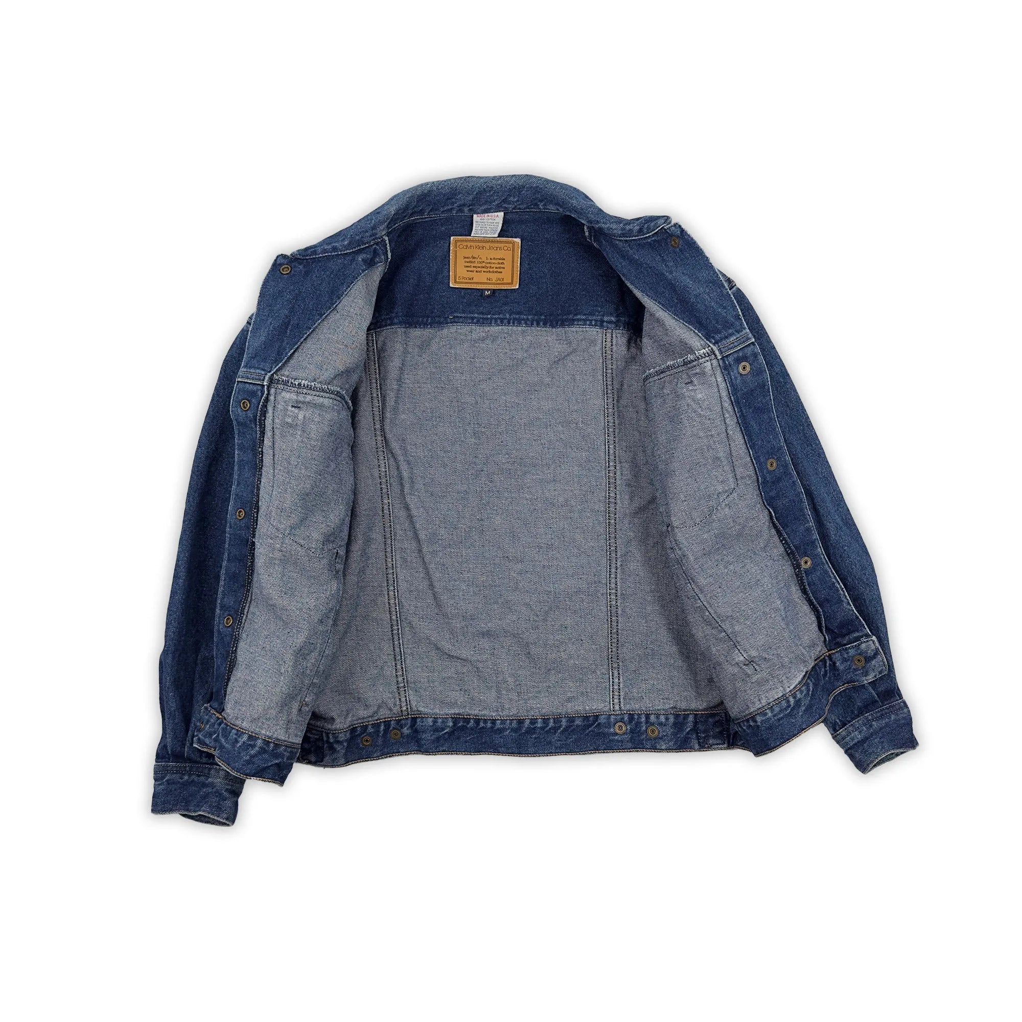 Vintage Calvin Klein Denim Jacket - Medium Great Lakes Reclaimed Denim