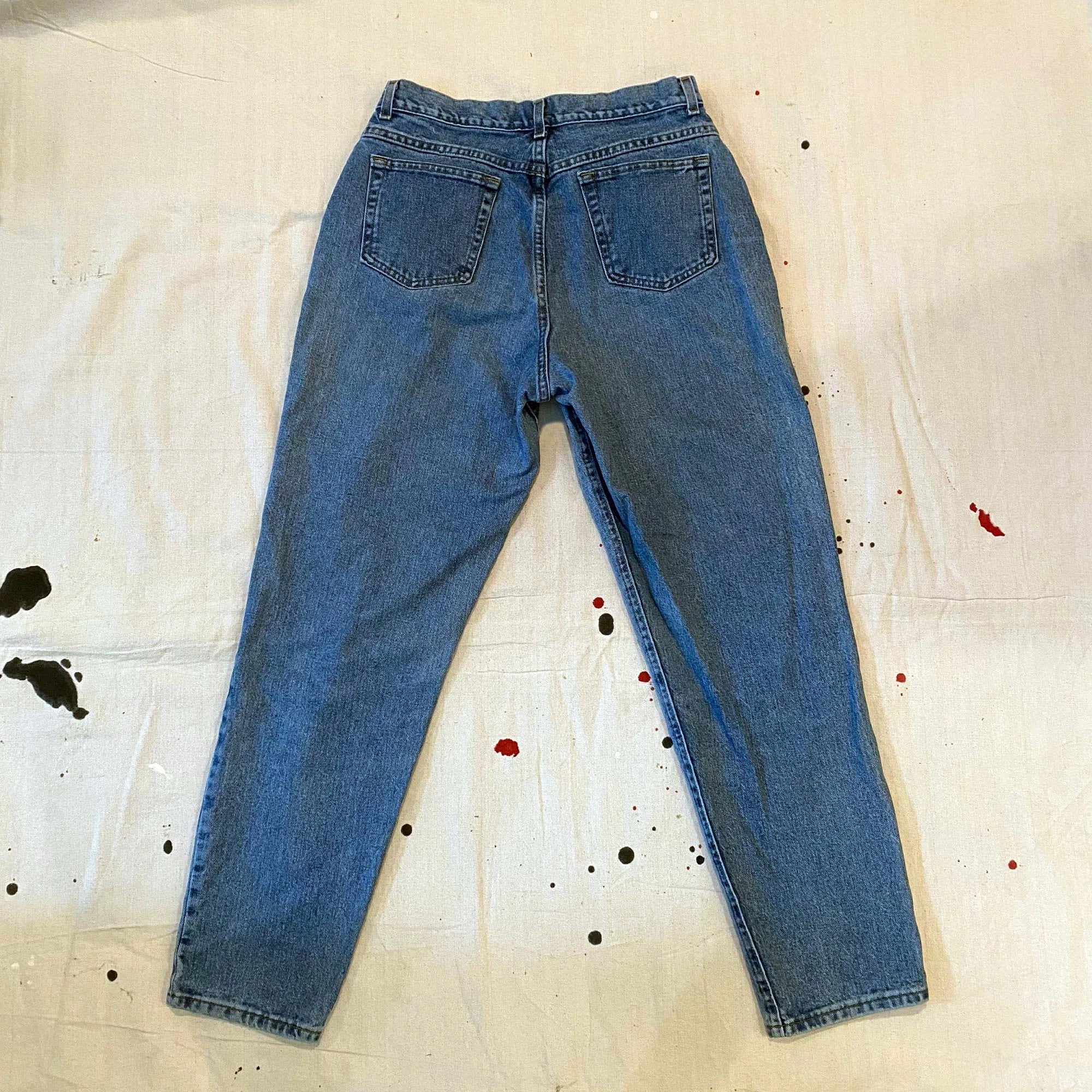 Vintage Chic Brand Ultra High Rise Tapered - 30 Waist Great Lakes Reclaimed Denim