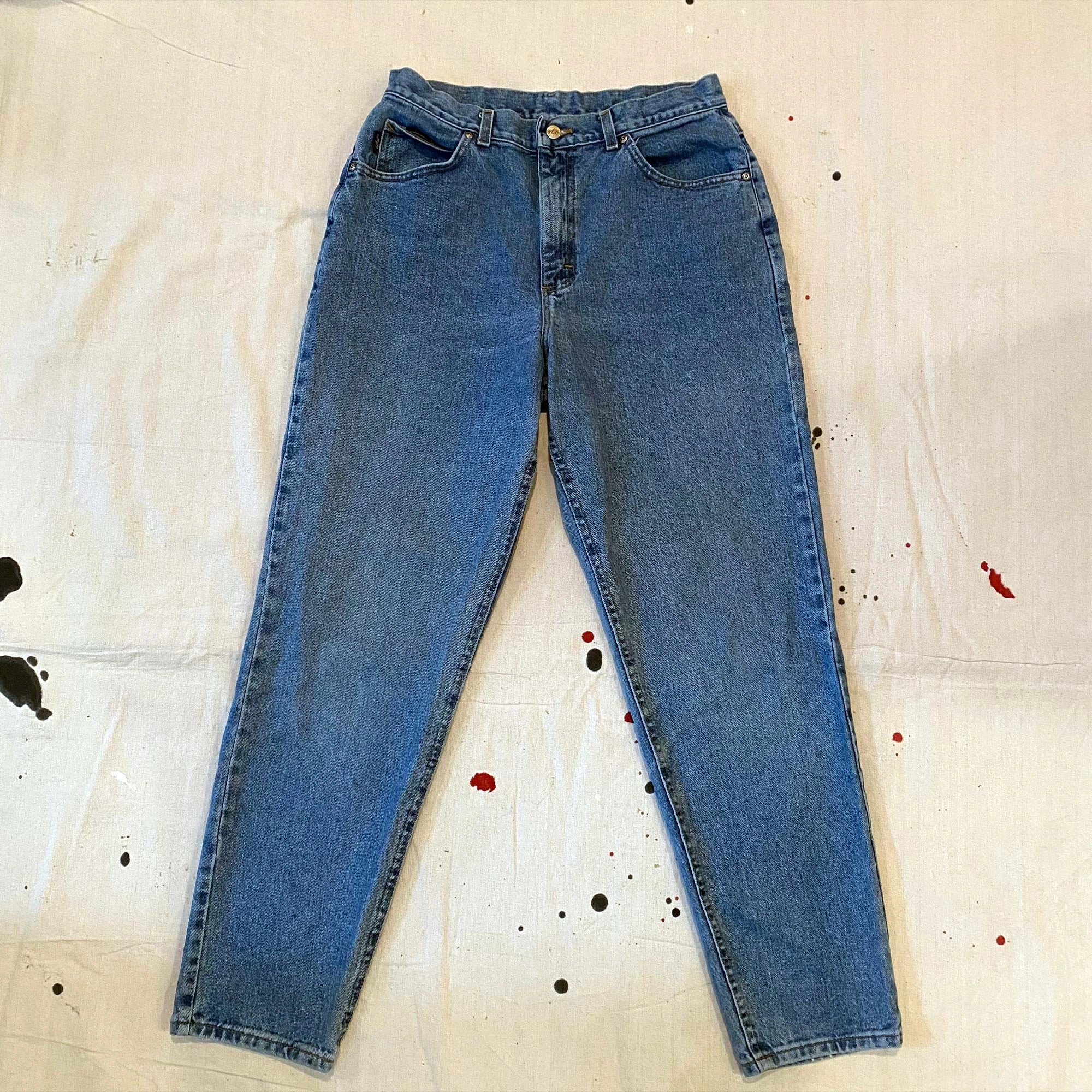 Vintage Chic Brand Ultra High Rise Tapered - 30 Waist Great Lakes Reclaimed Denim